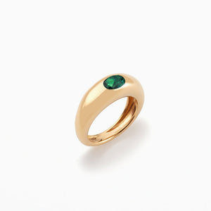 Mia Gem Ring in Emerald