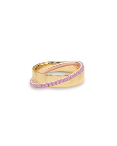 Chloe Ring in Pink Sapphire