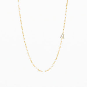 Alpha Diamond Necklace