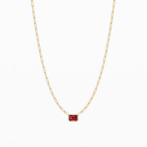 Ro Necklace in Ruby (5826154102941)