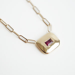 Sofi Necklace in Ruby (5826704310429)