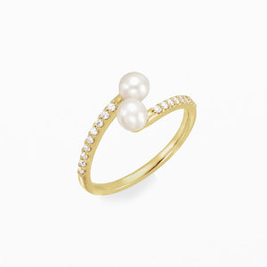 Olivia Pearl & Diamond Ring