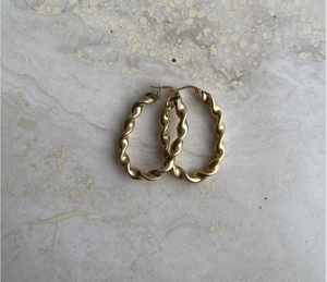 Vintage Twist Hoops