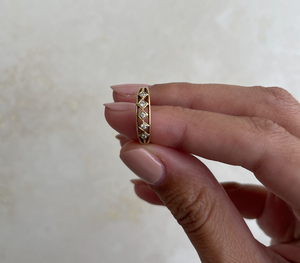 Vintage 5 of Diamonds Ring