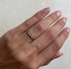 Vintage 5 of Diamonds Ring